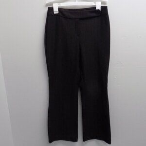 New York & Company Red & Gray Pin Stripped Pants- Petite Medium